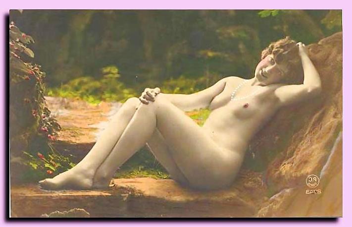 16P Old tinted erotic postcards vol. 1