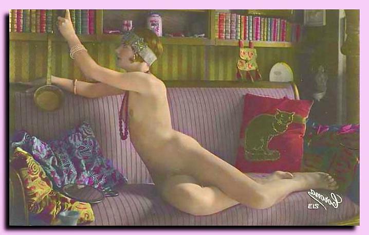 16P Old tinted erotic postcards vol. 1