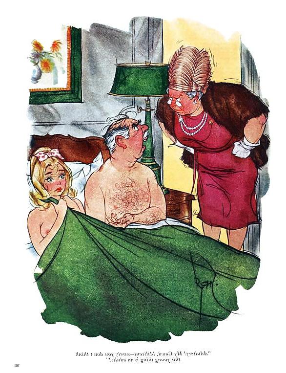 25P Erotische Cartoons 2 – Bilder aus US-Männermagazinen