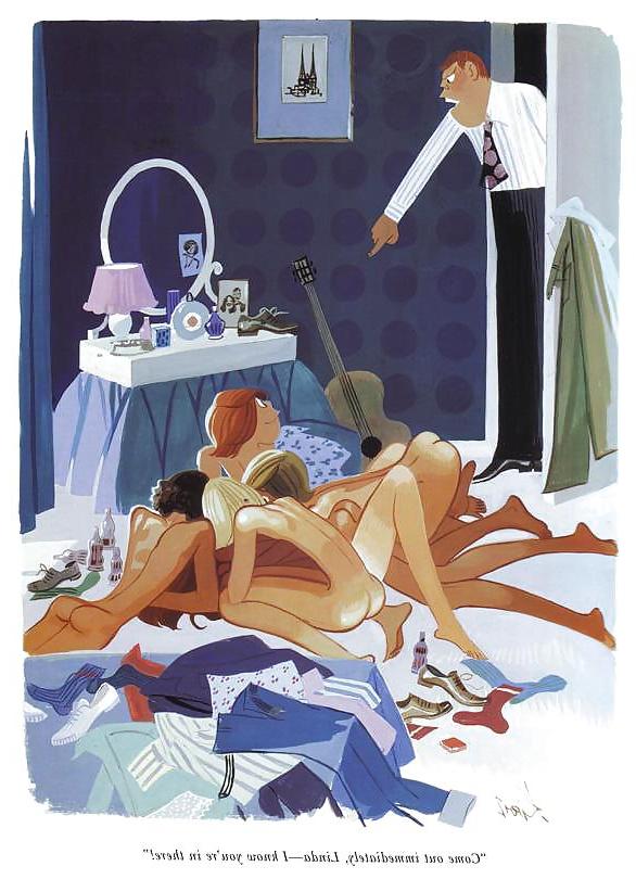 25P Erotische Cartoons 2 – Bilder aus US-Männermagazinen