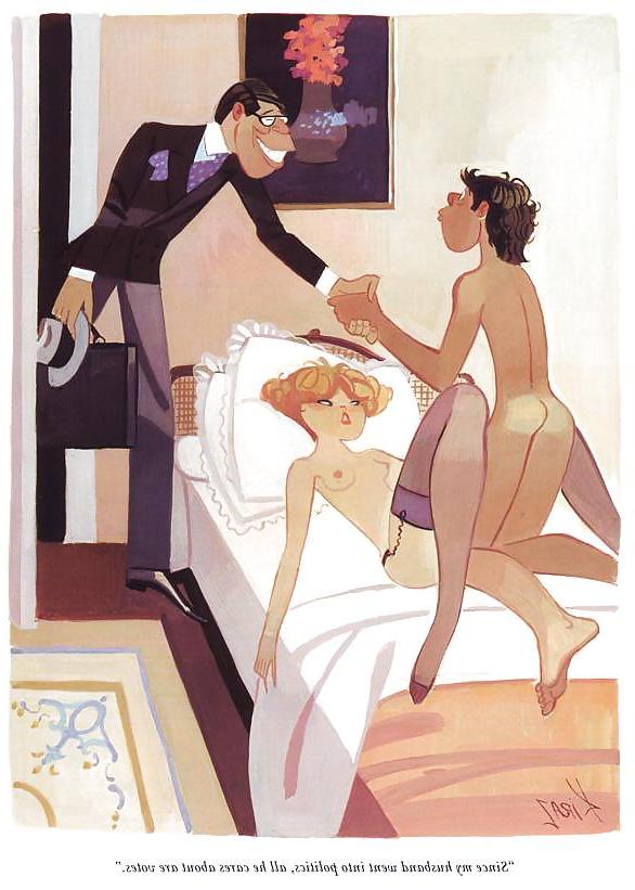 25P Erotische Cartoons 2 – Bilder aus US-Männermagazinen