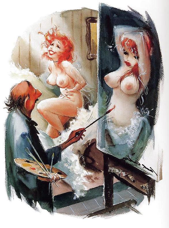 25P Erotische Cartoons 2 – Bilder aus US-Männermagazinen