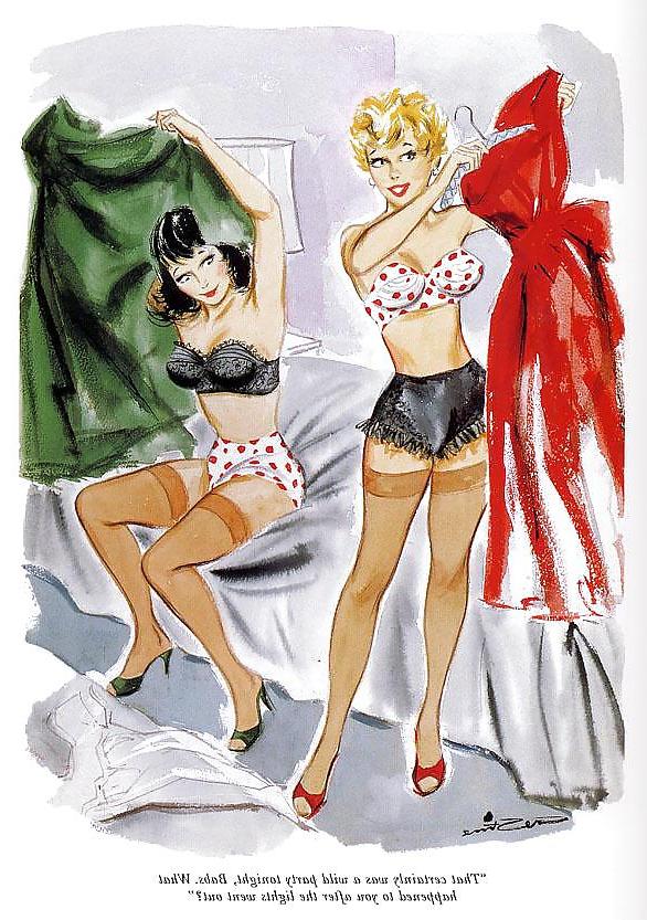 25P Erotische Cartoons 2 – Bilder aus US-Männermagazinen
