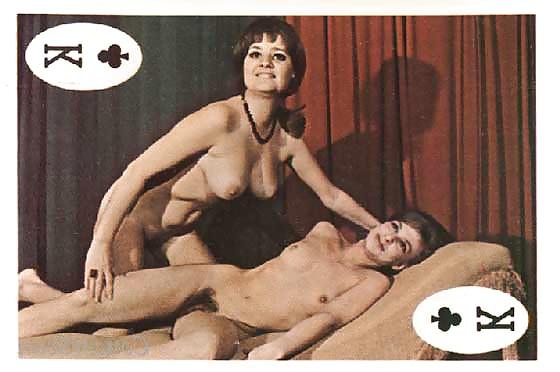 25P Vintage erotic playing cards (unfortunately incomplete)