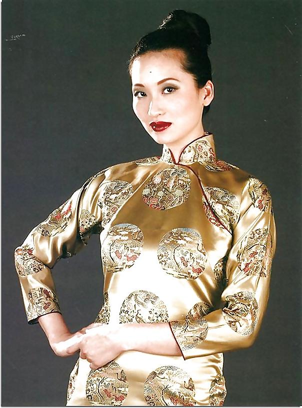 20P Satin Silk Cheongsam qipao dress