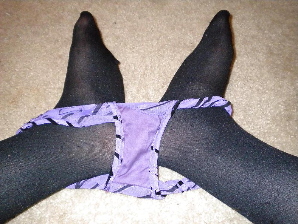 25P The Purp (glitter) + Stockings