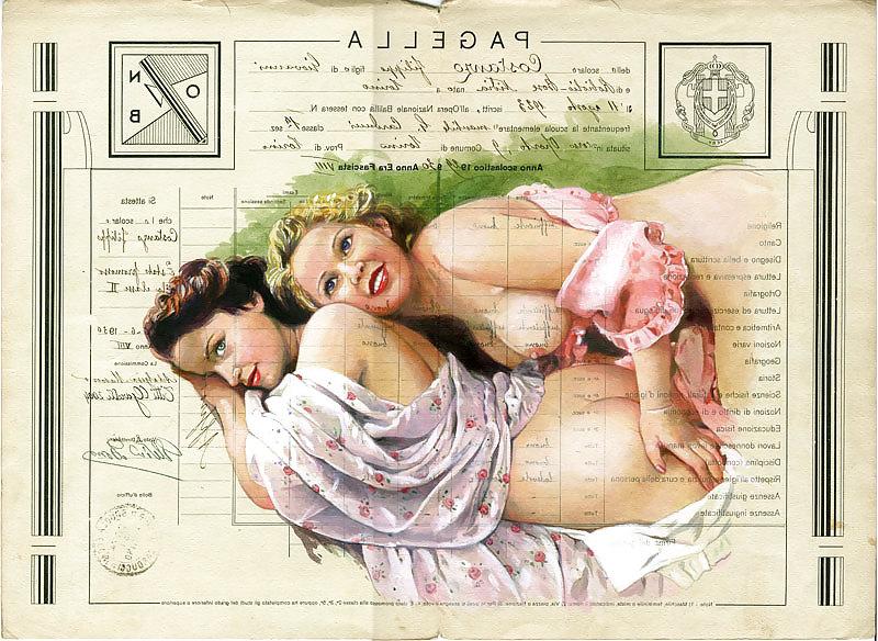 21P Gallery 600 - Erotic Collage - School Reports