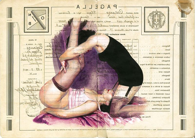 21P Gallery 600 - Erotic Collage - School Reports
