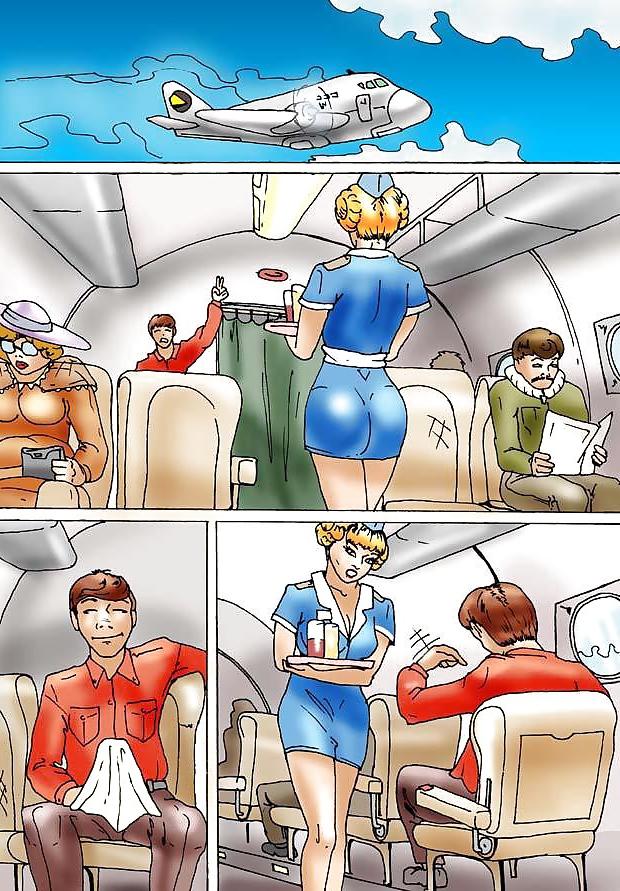 10P The Stewardess Spunky