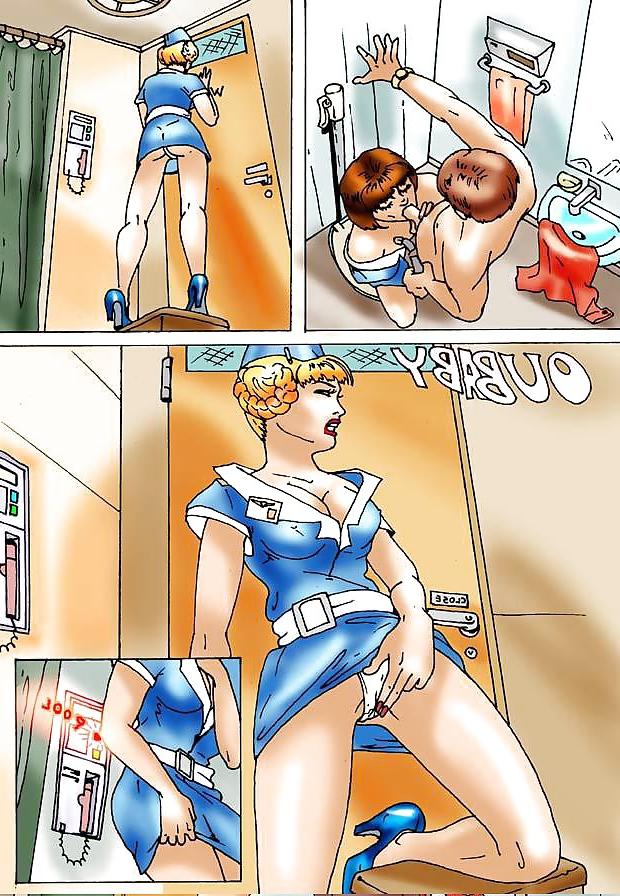 10P The Stewardess Spunky