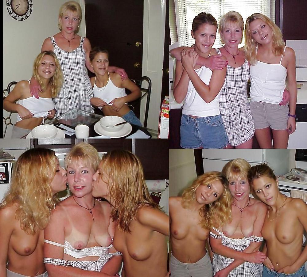 25P Young and mature wives