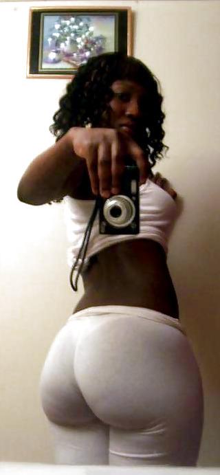 25P Black booty VS white booty 