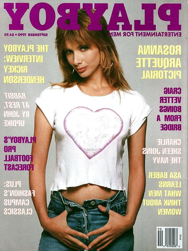 10P Rosanna Arquette, Playboy Magzine September 1990 Issue