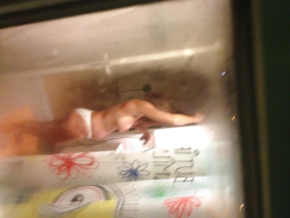 25P Spy on Topless woman