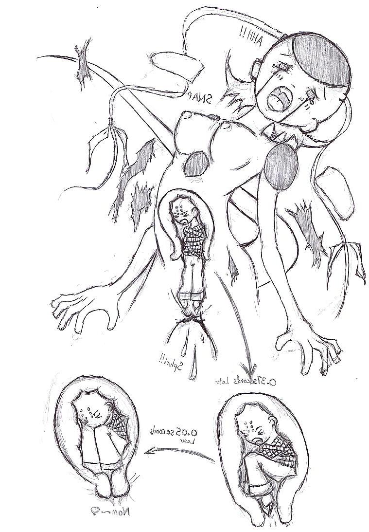 25P 0167- Cartoon - No-colors Unbirth compilation -v.03-