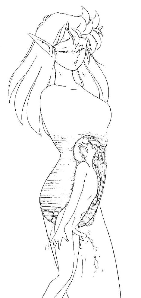 25P 0167- Cartoon - No-colors Unbirth compilation -v.03-