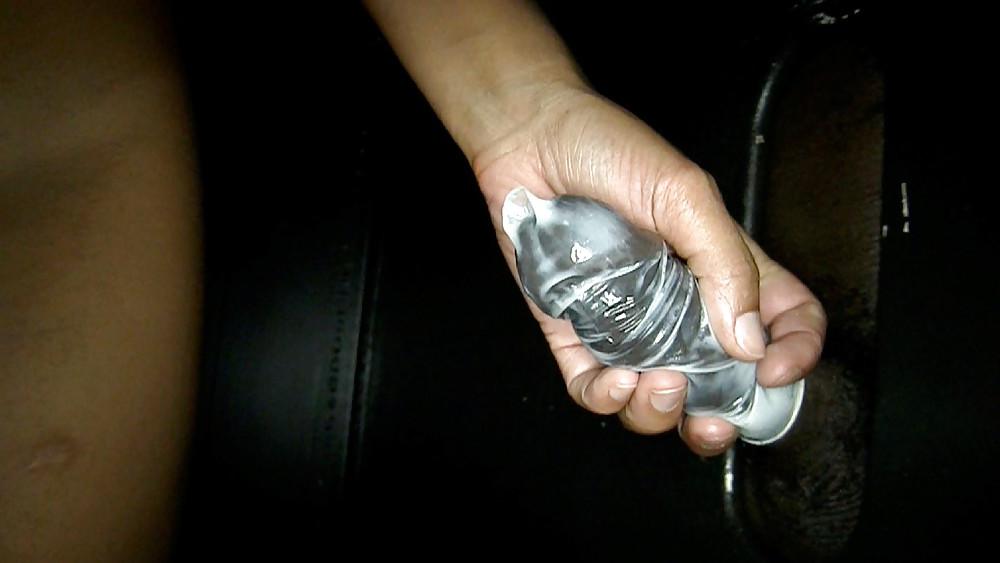 25P I would drink a condom full of black cum every day. suhu