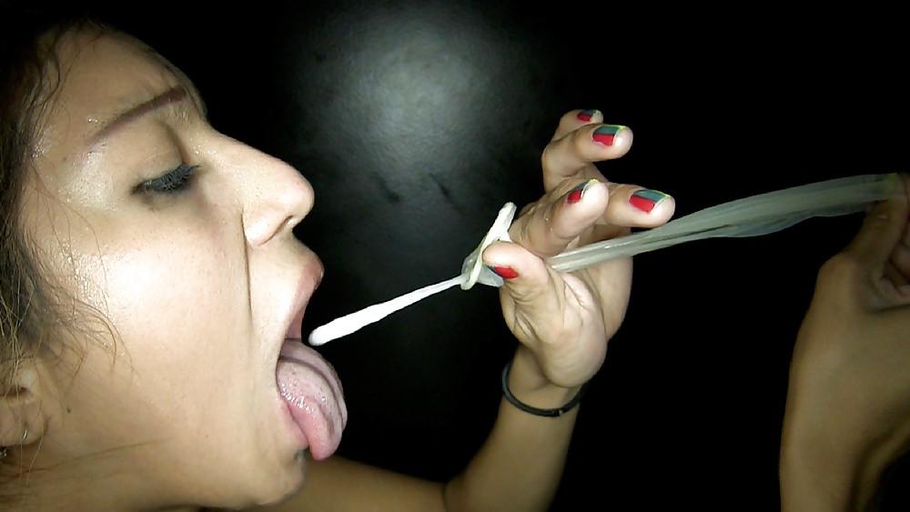 25P I would drink a condom full of black cum every day. suhu