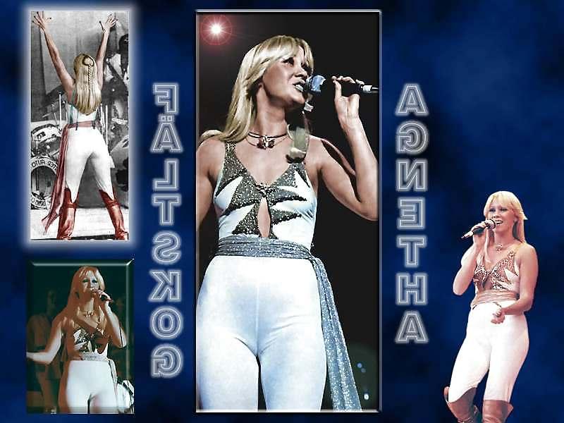 25P Agnetha faltskog - on and of stage