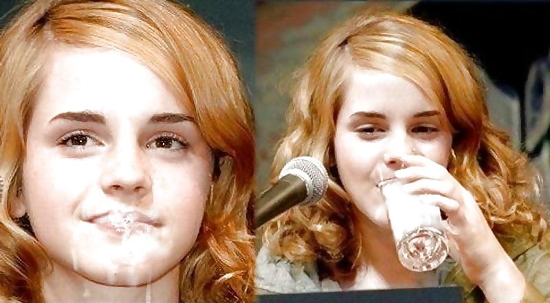 25P My favorite Emma Watson fakes (especially cum facials)