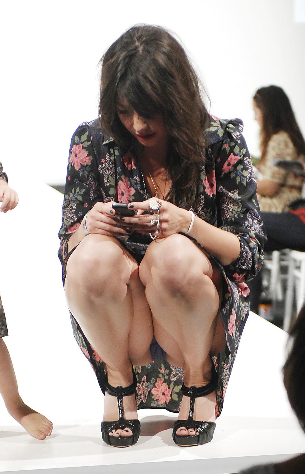 12P Celebrities - candid upskirt panties thongs voyeur