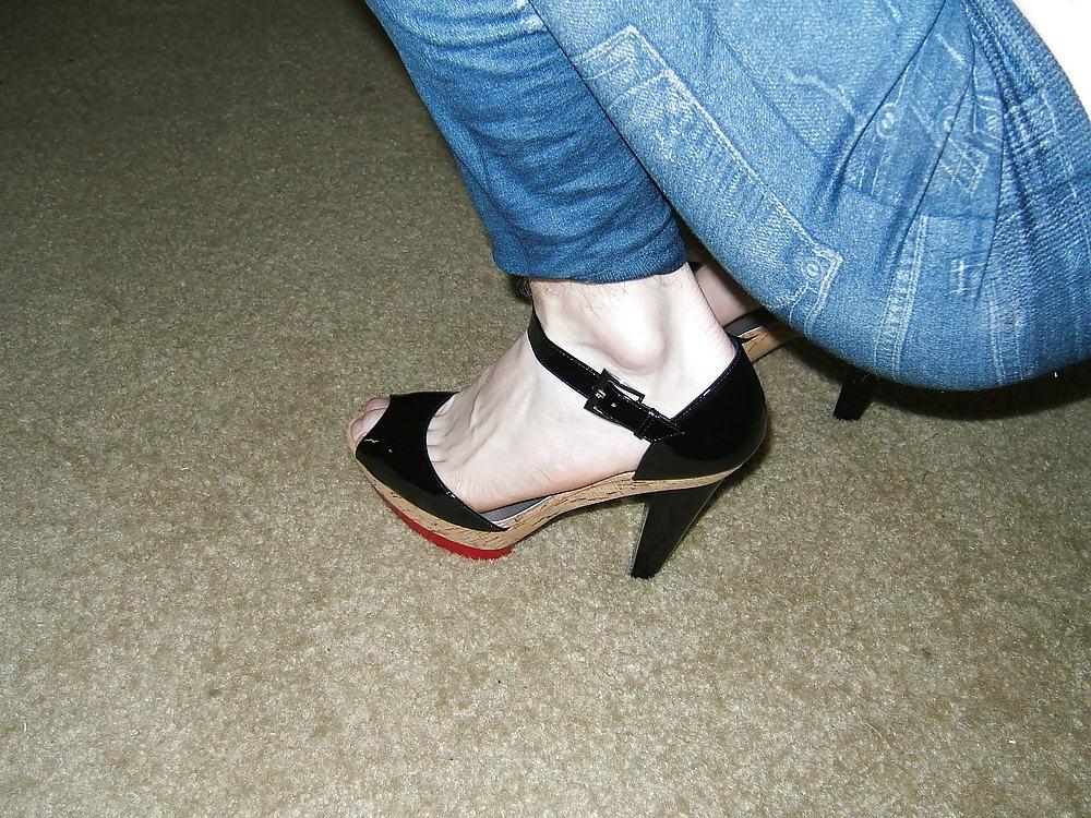 10P Jessie Stripper Heels
