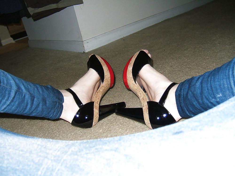 10P Jessie Stripper Heels
