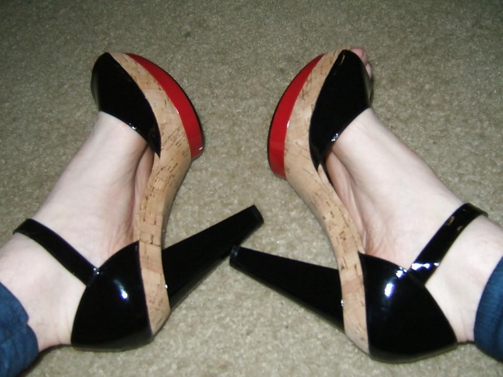 10P Jessie Stripper Heels