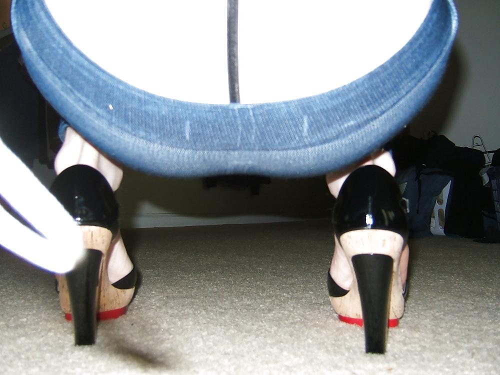 10P Jessie Stripper Heels