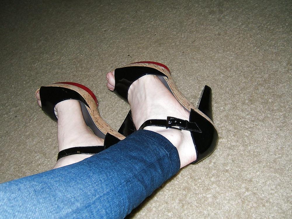10P Jessie Stripper Heels