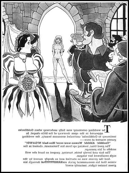 19P Erotic Book Illustration 21 - Goldilocks and the three Cocks