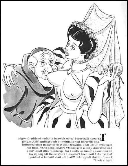 19P Erotic Book Illustration 21 - Goldilocks and the three Cocks