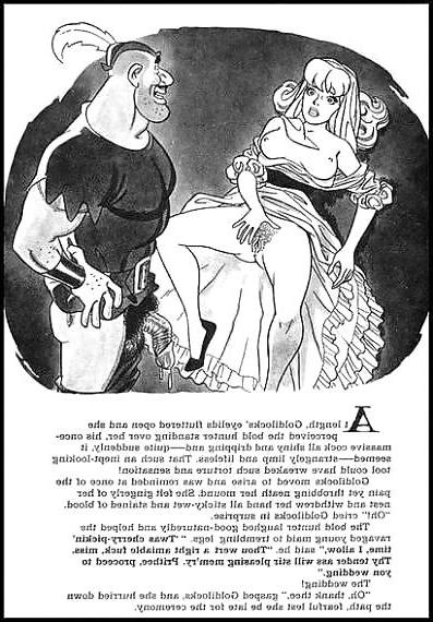 19P Erotic Book Illustration 21 - Goldilocks and the three Cocks