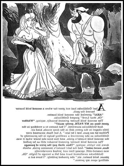 19P Erotic Book Illustration 21 - Goldilocks and the three Cocks