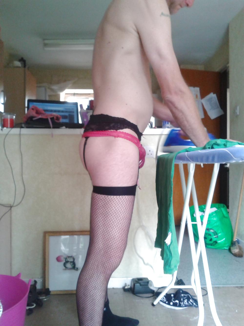 18P How Nicky had me dress all day and strap on