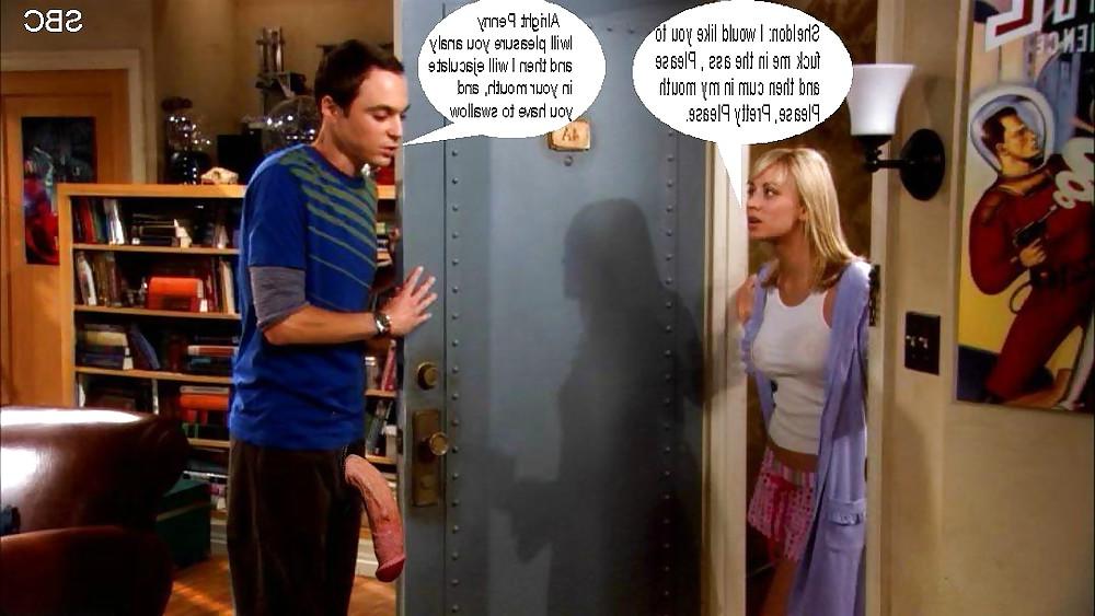 25P Kaley Cuoco TBBT Captions Part 3