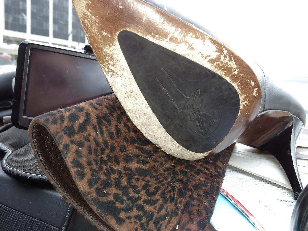 18P Stuart Weitzman OTN  print Boots