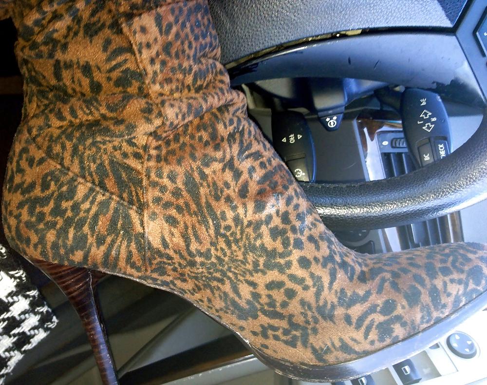 18P Stuart Weitzman OTN  print Boots