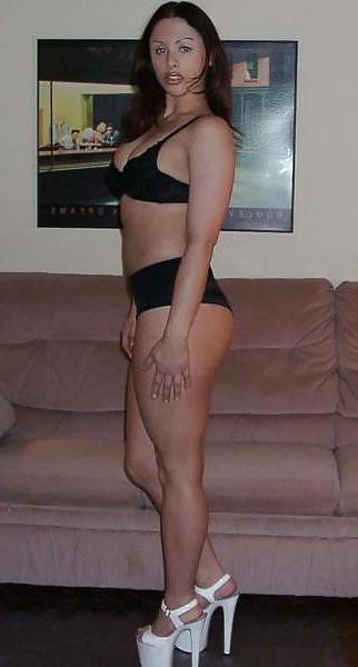 5P Latina in stripper heels