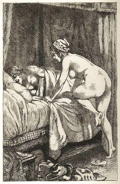 18P Erotic Book Illustr. 10 -  L Historie Comique de Francion