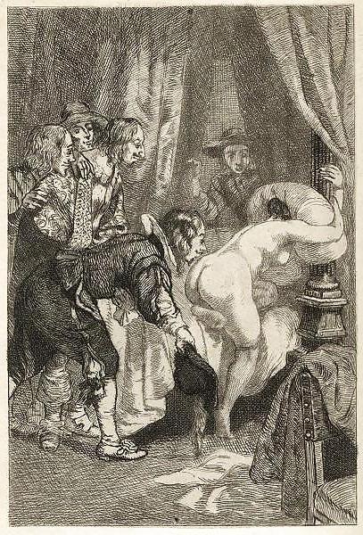 18P Erotic Book Illustr. 10 -  L Historie Comique de Francion