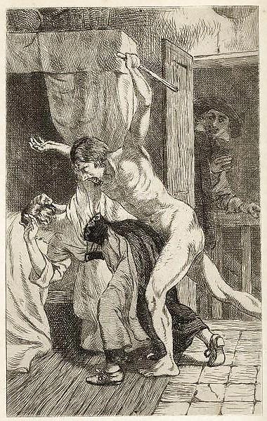 18P Erotic Book Illustr. 10 -  L Historie Comique de Francion