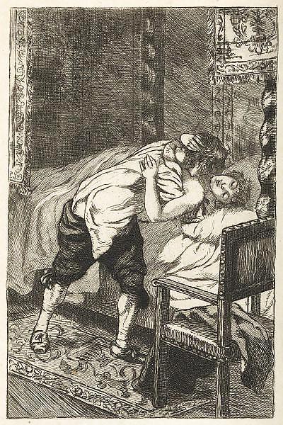 18P Erotic Book Illustr. 10 -  L Historie Comique de Francion