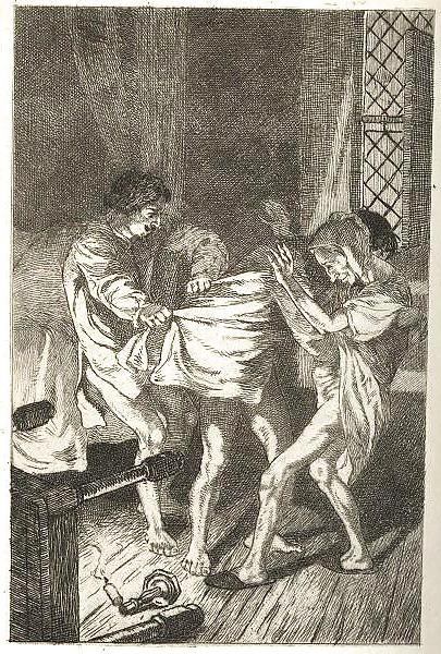 18P Erotic Book Illustr. 10 -  L Historie Comique de Francion