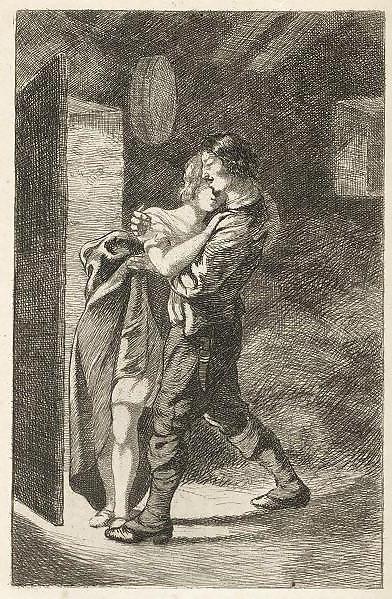 18P Erotic Book Illustr. 10 -  L Historie Comique de Francion