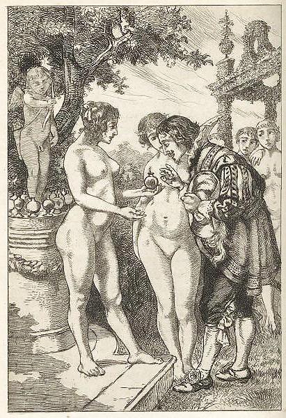 18P Erotic Book Illustr. 10 -  L Historie Comique de Francion