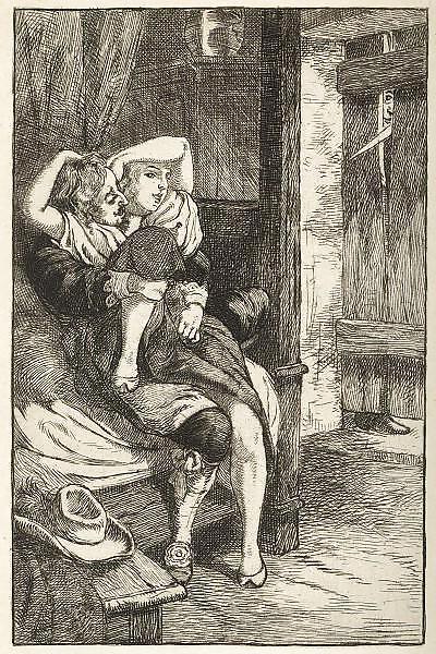 18P Erotic Book Illustr. 10 -  L Historie Comique de Francion