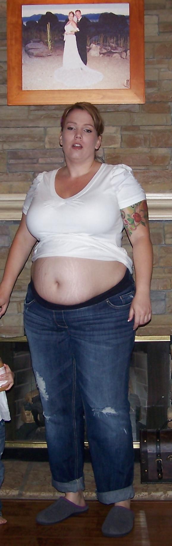 10P Pregnant lauren- with clothes big boobs