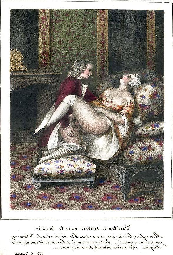 9P Erotic Book Illustration 25 - Vie de Faublas