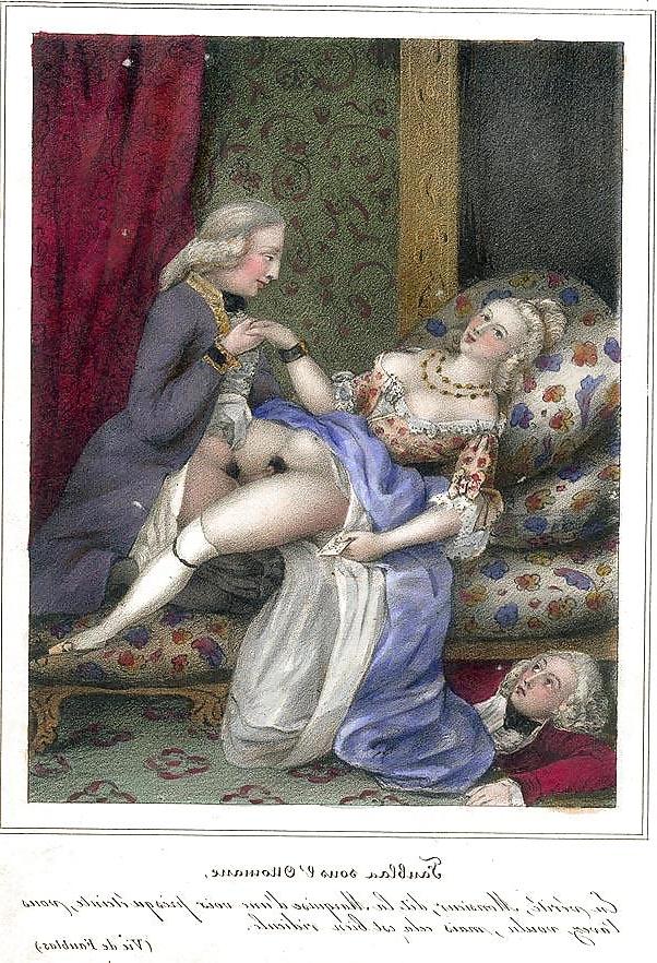 9P Erotic Book Illustration 25 - Vie de Faublas